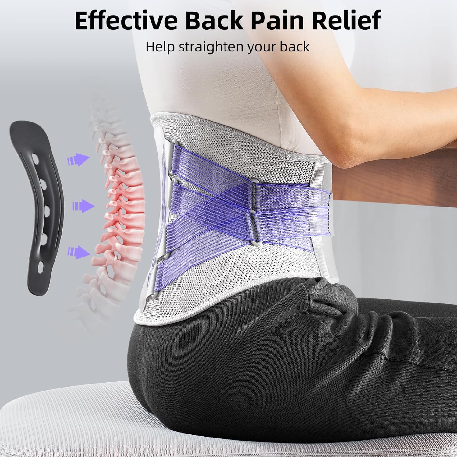 FREETOO Women's Comfort Back Brace