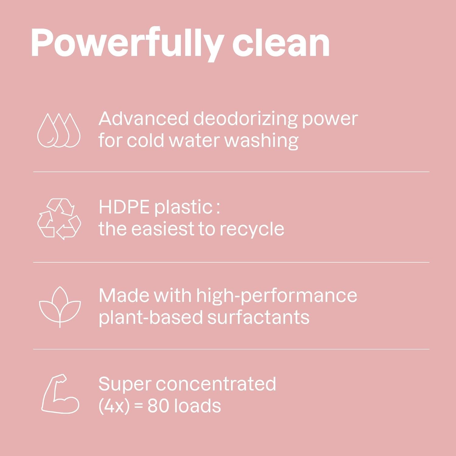 Baby Laundry Detergent Liquid, EWG Verified, Safe for Baby Clothes, Infant and Newborn, Vegan and Naturally Derived Washing Soap, HE Compatible, Unscented, 80 Loads, 67.6 Fl Oz
