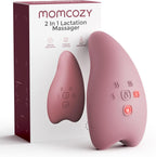 A1Pro Lactation Massager, Deep Vibration & Rapid Heating for Clog Relief & Efficient Pumping, Breastfeeding Essentials with Memory Function & Fast Charging, for Postpartum Mom