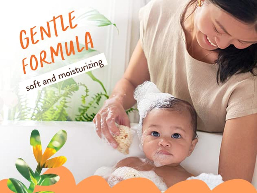 Sensitive Baby Fragrance-Free 2-In-1 Shampoo & Wash - Shea Butter, Calendula & Aloe Vera - EWG Verified - Cruelty-Free - Vegan - Pediatrician Tested - for Babies & Kids