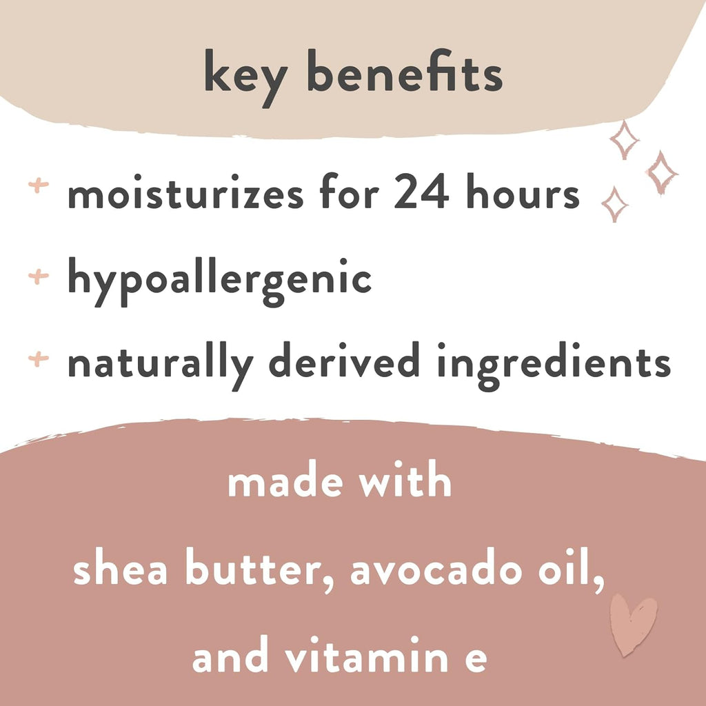 Mama Rock Bump Body Butter Moisturizing Stretch Mark Cream, Shea Avocado Oil, Vitamin E, Hypoallergenic and Dermatologist Tested, 4 Oz