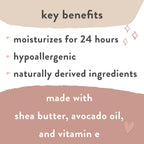 Mama Rock Bump Body Butter Moisturizing Stretch Mark Cream, Shea Avocado Oil, Vitamin E, Hypoallergenic and Dermatologist Tested, 4 Oz