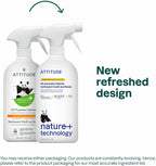 All Purpose Cleaner Spray, EWG Verified, Vegan, Made with 94% Plant-Based Ingredients, Streak-Free for Kitchen, Bathroom, Glass & More, Citrus Zest Scent, 27.1 Fl Oz