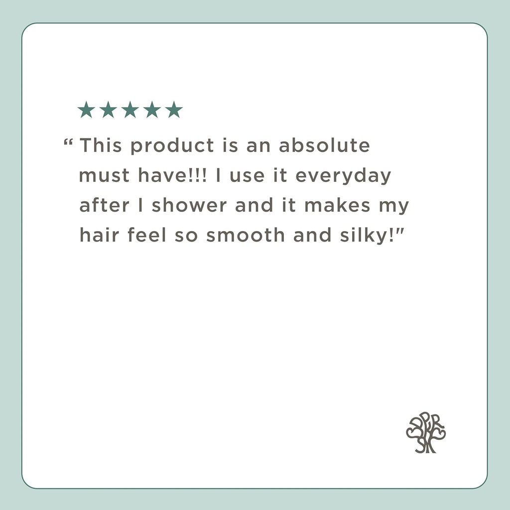 Detangling Leave-In Conditioner Spray - Leave in Hair Treatment for Dry Damaged + Curly, Fine, Wavy, Frizzy Hair - Lightweight Formula - Sulfate Free - Cherry + Amber Scent, 6 Fl Oz