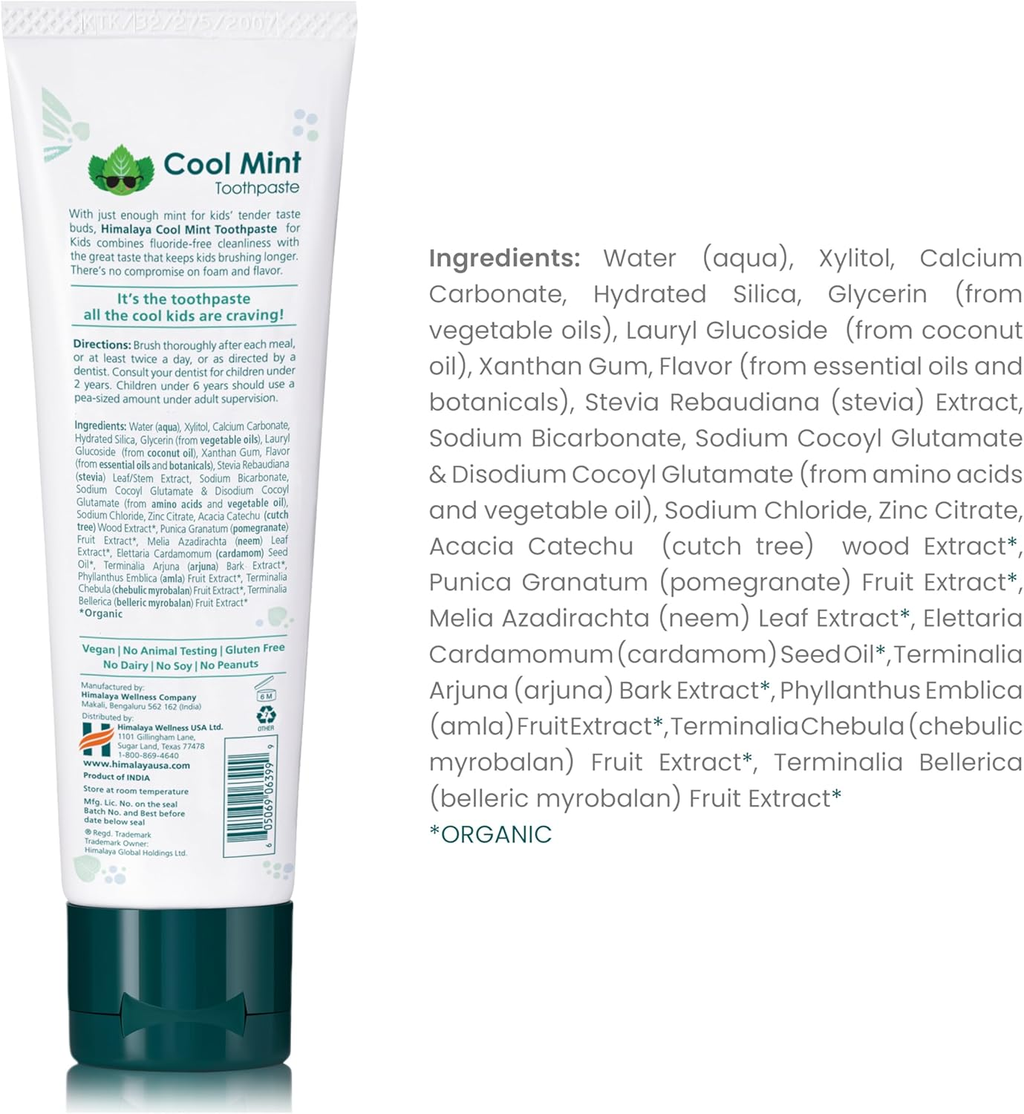 Himalaya Botanique Kids Toothpaste – Cool Mint
