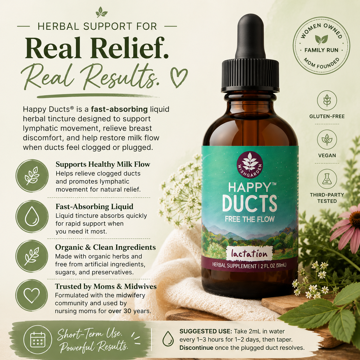 Happy Ducts Herbal Lactation Drops