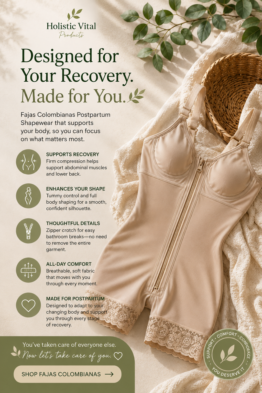 Fajas Colombianas Postpartum Shapewear