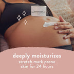 Mama Rock Bump Body Butter Moisturizing Stretch Mark Cream, Shea Avocado Oil, Vitamin E, Hypoallergenic and Dermatologist Tested, 4 Oz