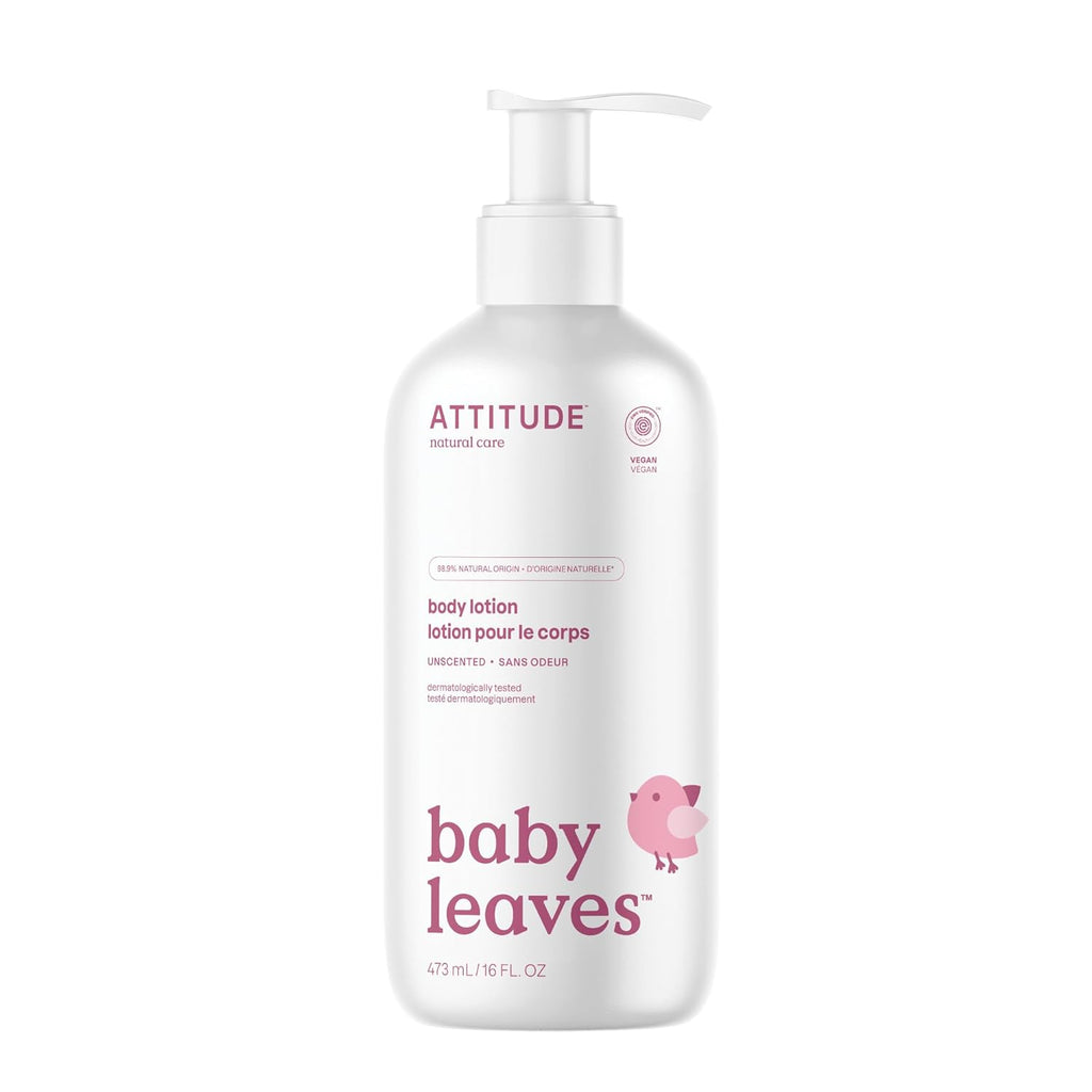 Baby Lotion, EWG Verified Moisturizer, Dermatologically Tested Moisturizing Cream, Vegan and Cruelty-Free, Unscented, 16 Fl Oz