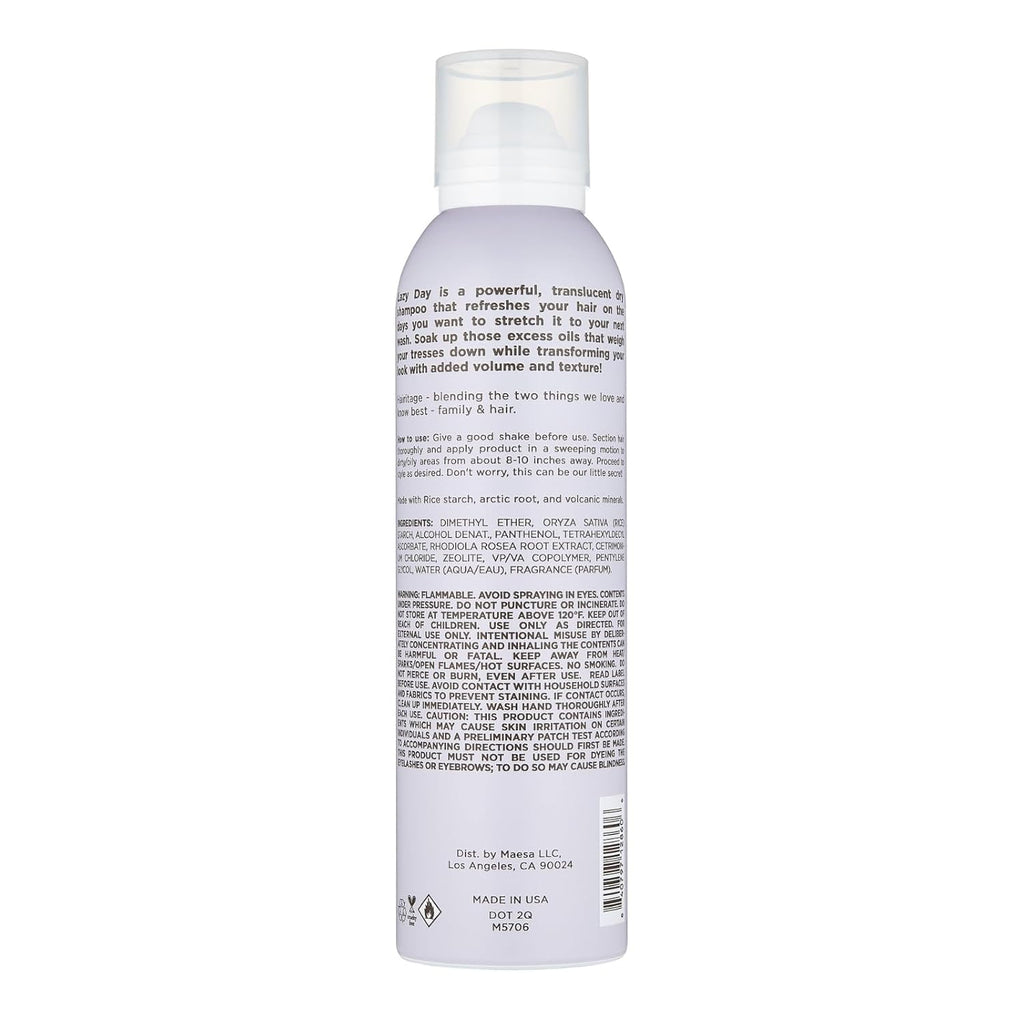Volumizing Dry Shampoo for Women - Adds Volume + Texture - for Dry, Dark, Blonde, Brunette + Oily Hair – Clean + Sulfate Free - Color Safe - Cherry + Amber Scent, 5Oz