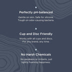 Menstrual Cup Wash Cleanser - Menstrual Disc Wash - Ph Balanced - No Irritants or Harsh Chemicals - 3.4 Fl Oz
