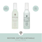 Detangling Leave-In Conditioner Spray - Leave in Hair Treatment for Dry Damaged + Curly, Fine, Wavy, Frizzy Hair - Lightweight Formula - Sulfate Free - Cherry + Amber Scent, 6 Fl Oz