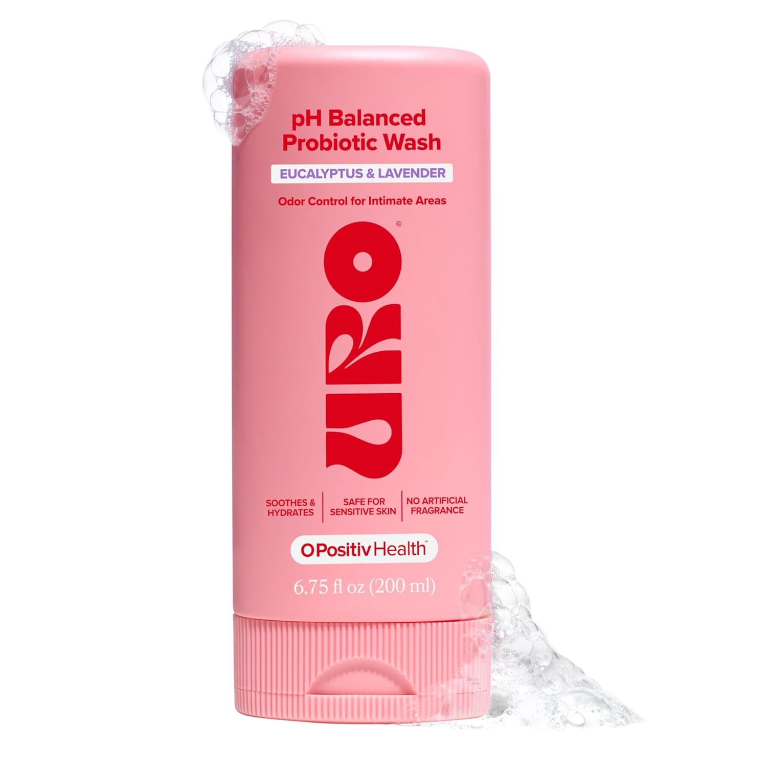 URO Ph Balanced Probiotic Wash – Odor Control, Ph Balance, Dryness & Irritation Support for Intimate Areas – Probiotics & Lactic Acid – 6.75 Oz (Pack of 1)