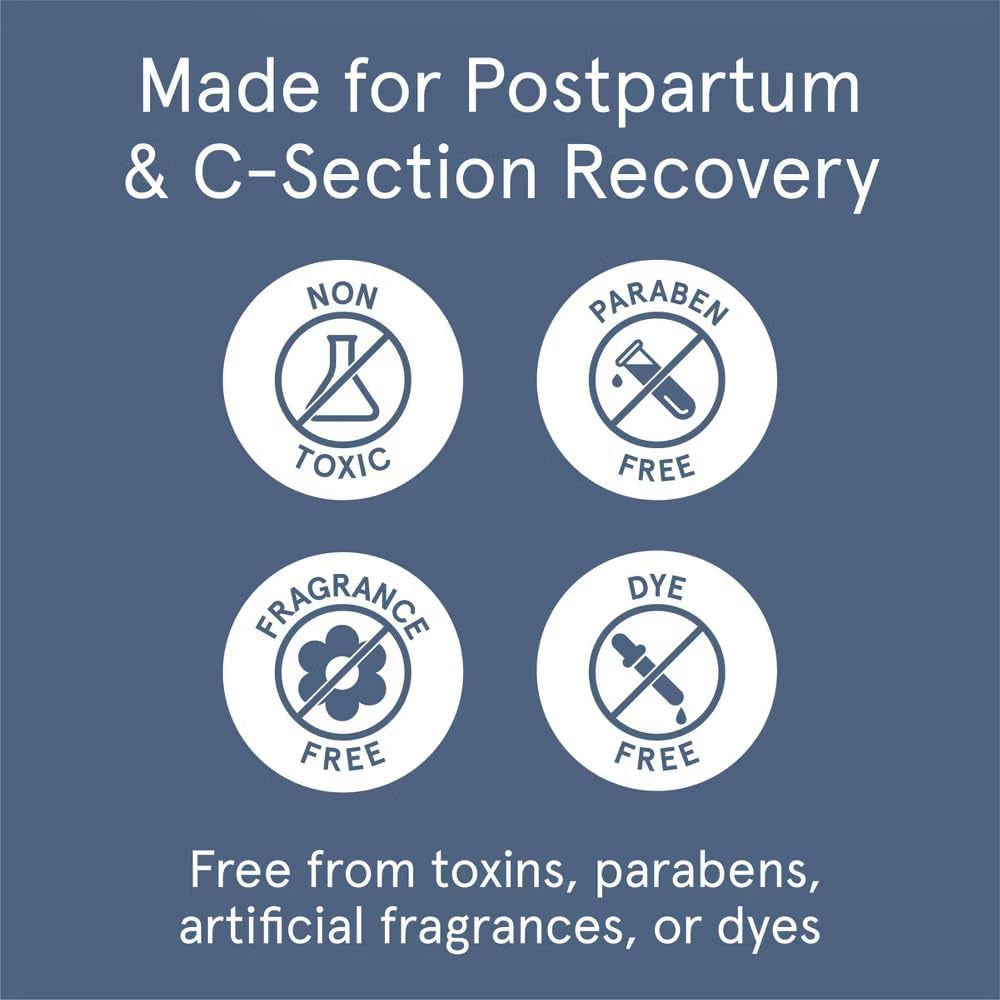Postpartum Underwear with Organic Cotton Max Absorbency for Postpartum Bleeding - Pregnancy Hospital Bag Essentials - 10 Count