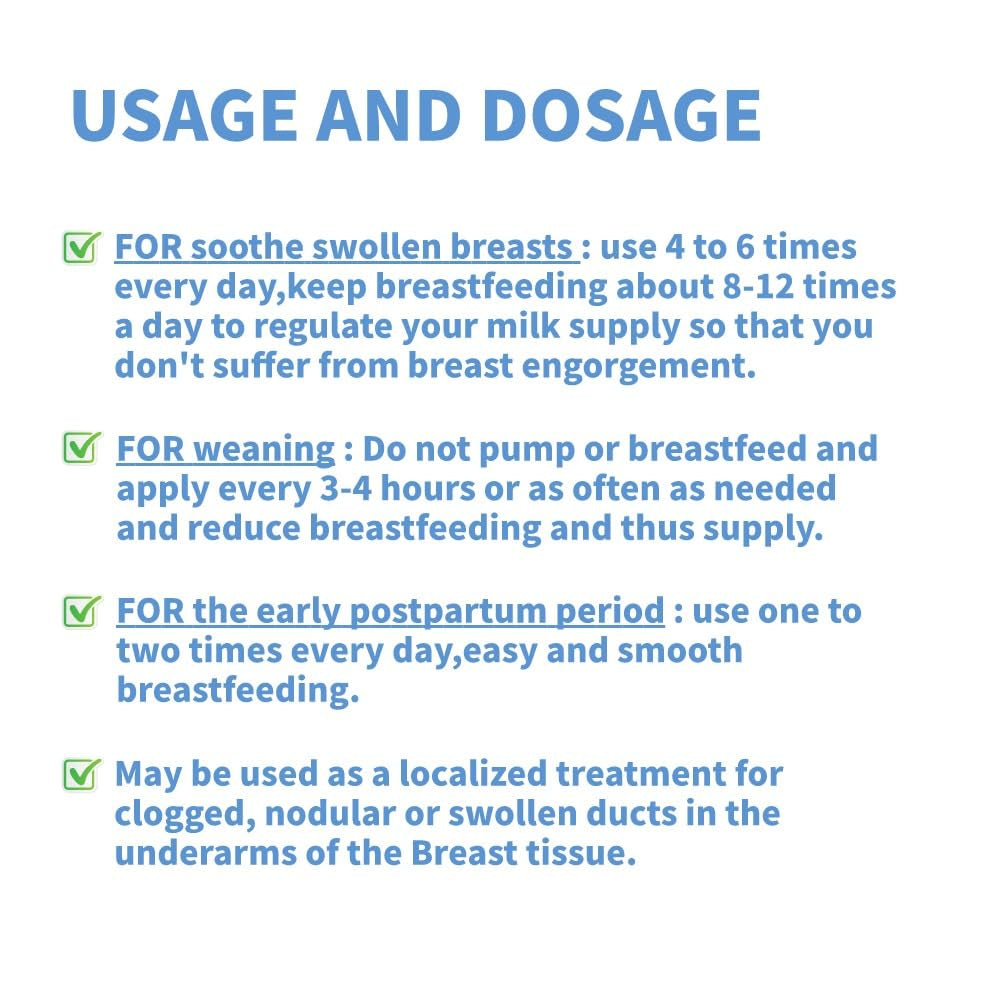 Cabbage Cream for Breast Engorgement,Clogged Ducts,Weaning and Mastitis | Essentials for Lactation Period