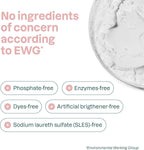 Baby Laundry Detergent Liquid, EWG Verified, Safe for Baby Clothes, Infant and Newborn, Vegan and Naturally Derived Washing Soap, HE Compatible, Unscented, 80 Loads, 67.6 Fl Oz
