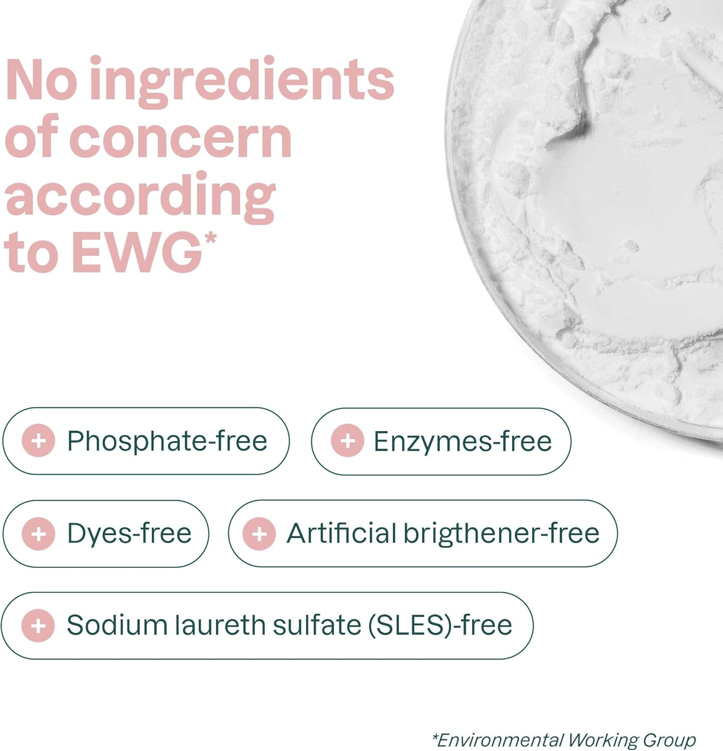 Baby Laundry Detergent Liquid, EWG Verified, Safe for Baby Clothes, Infant and Newborn, Vegan and Naturally Derived Washing Soap, HE Compatible, Unscented, 80 Loads, 67.6 Fl Oz