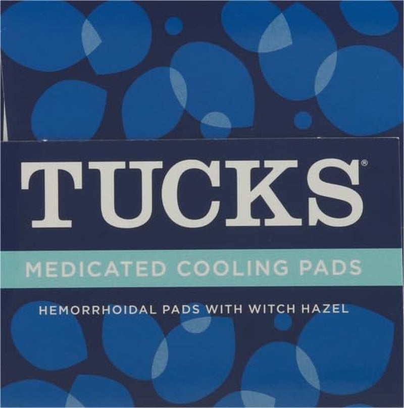 Medicated Cooling Pads, 100 Count – Hemorrhoid Pads with Witch Hazel, Cleanses Sensitive Areas, Protects from Irritation, Hemorrhoid Treatment, Medicated Pads Used by Hospitals