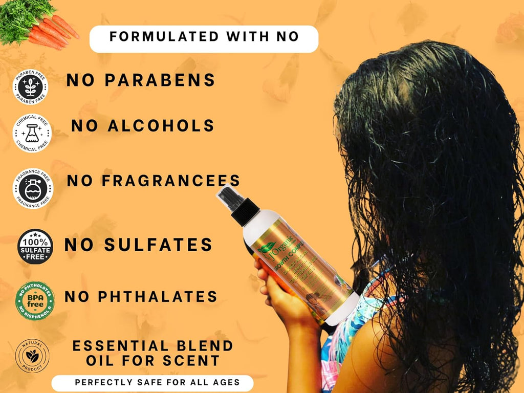 Kids Curl Care Kit - Leave-In Conditioner, Hair Moisturizer, Scalp Stimulator, Shampoo & Conditioner for Kinky, Coily, Wavy Hair Types