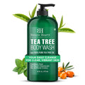 Tea Tree Body Wash -16 Fl Oz- All-Natural & Odor-Control Shower Gel for Acne, Athlete’S Foot, Ringworm, Jock Itch & Healthy Skin, Sulfate & Paraben Free, for Men & Women