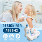 Mouthwash for Kids P113+ Peptide anti Cavity Mouth Rinse Alcohol Free for Teeth and Gums Safe Oral Hygiene for Newborn to Toddler 11.8 Fl Oz (11.8 Fl Oz, Strawberry)