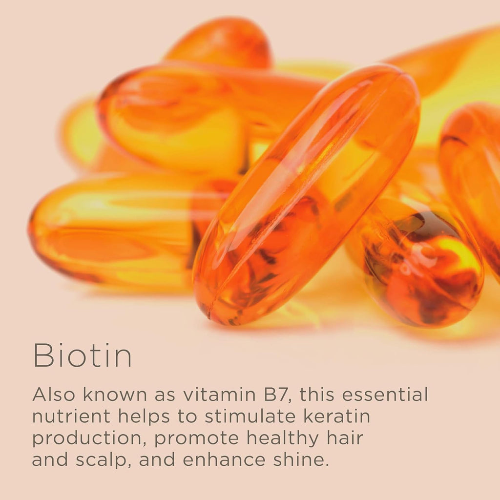 Biotin Shampoo and Conditioner Set - Sulfate Free + Paraben Free, Color Safe, with Castor Oil for Anti-Frizz, Volume + Moisture for Women, Hydrating Repair Shampoo Conditioner