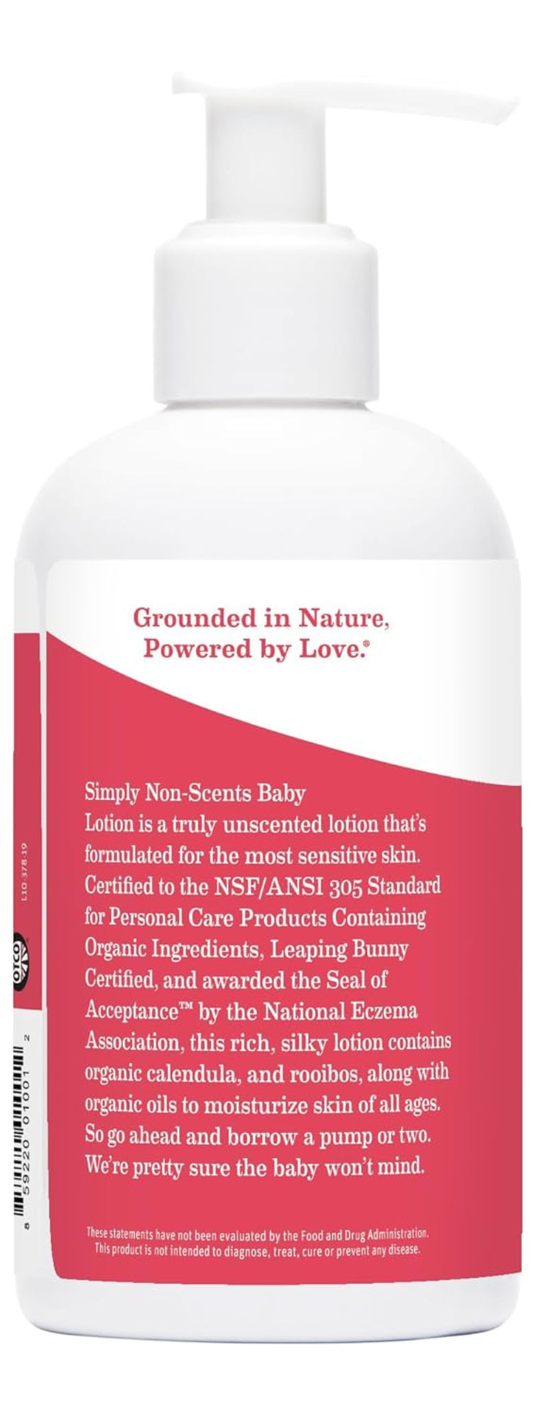 Simply Non-Scents Baby Lotion for Dry Skin - Calendula Cream for Newborn Skin Care - 8 Oz - Fragrance Free - Infant Essentials