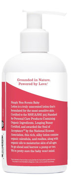 Simply Non-Scents Baby Lotion for Dry Skin - Calendula Cream for Newborn Skin Care - 8 Oz - Fragrance Free - Infant Essentials