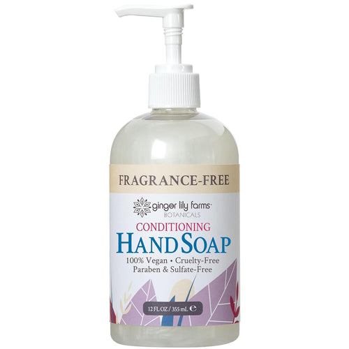 Botanicals All-Purpose Liquid Hand Soap, 100% Vegan & Cruelty-Free, Fragrance-Free, 12 Fl Oz