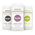 Humble Aluminum-Free Deodorant for Women & Men, Palo Santo, Lavender & Bergamot - Baking Soda-Free Natural Deodorant Stick for Sensitive Skin with Essential Oils for Long-Lasting Odor Control
