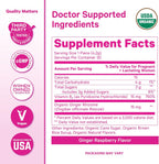 Morning Sickness Sweets, Organic Raspberry Ginger Candy with Vitamin B6, Support for Motion Sickness, Prenatal Heartburn - Pregnancy Must Haves - 30 Wrapped Drops