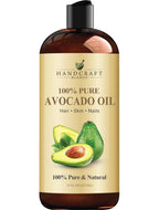 Avocado Oil - Cold-Pressed 16 Fl Oz - 100% Pure and Natural - Premium Grade Carrier Oil for Skin and Hair - Hair and Body - Massage - Hexane-Free