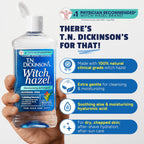 Witch Hazel Alcohol Free Moisturizing Astringent | 100% Natural Witch Hazel | Calms, Nourishes, Hydrates Skin | for Face & Body | 16 Fl Oz