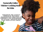 Kids Curl Care Kit - Leave-In Conditioner, Hair Moisturizer, Scalp Stimulator, Shampoo & Conditioner for Kinky, Coily, Wavy Hair Types