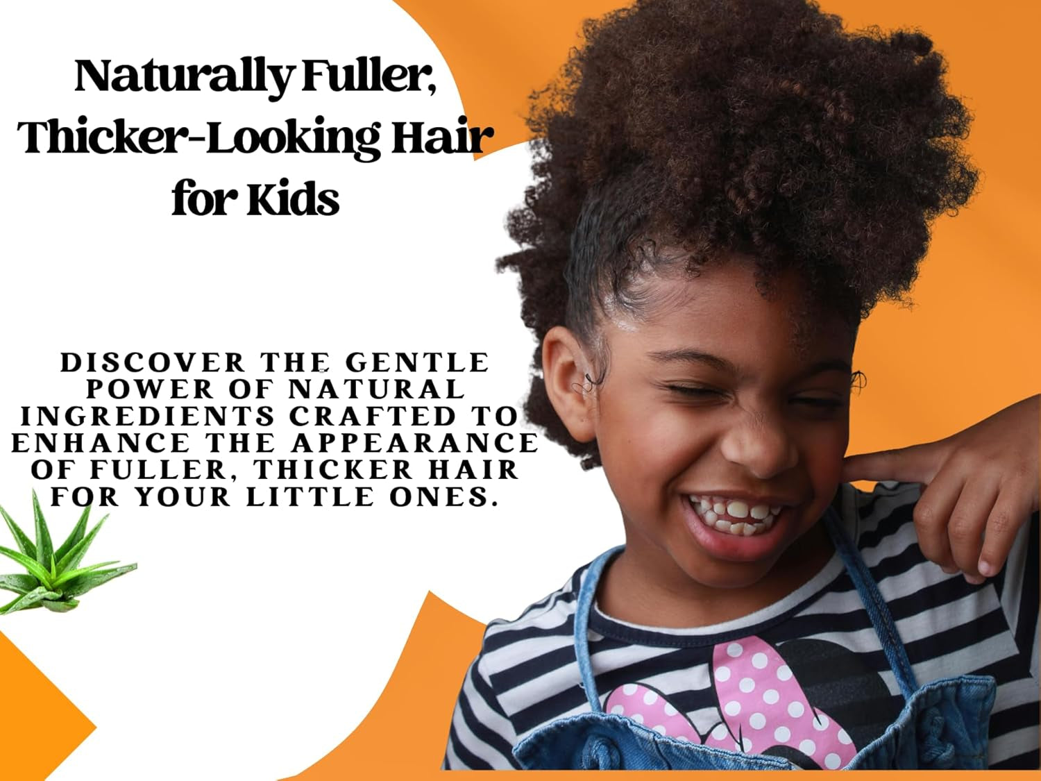 Kids Curl Care Kit - Leave-In Conditioner, Hair Moisturizer, Scalp Stimulator, Shampoo & Conditioner for Kinky, Coily, Wavy Hair Types