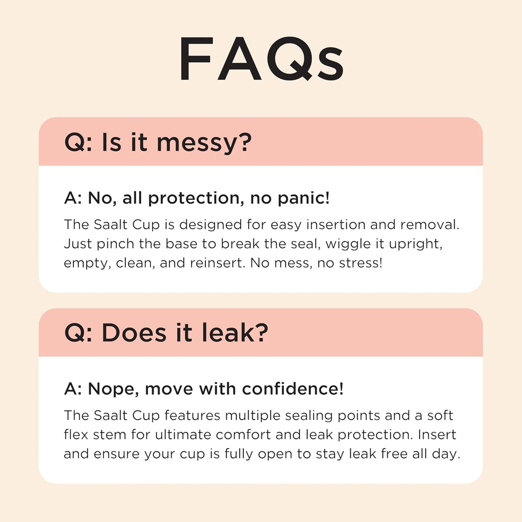 Soft Menstrual Cup – Reusable Period Cup – Made for Comfortable, Leak-Free Protection up to 12 Hours – BPA & Latex Free – Includes Cup & Carry Bag (Small, Desert Blush)
