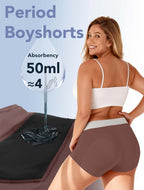 Period Underwear for Women Heavy Flow Leakproof Menstural Underwear Period Shorts 5 Pack