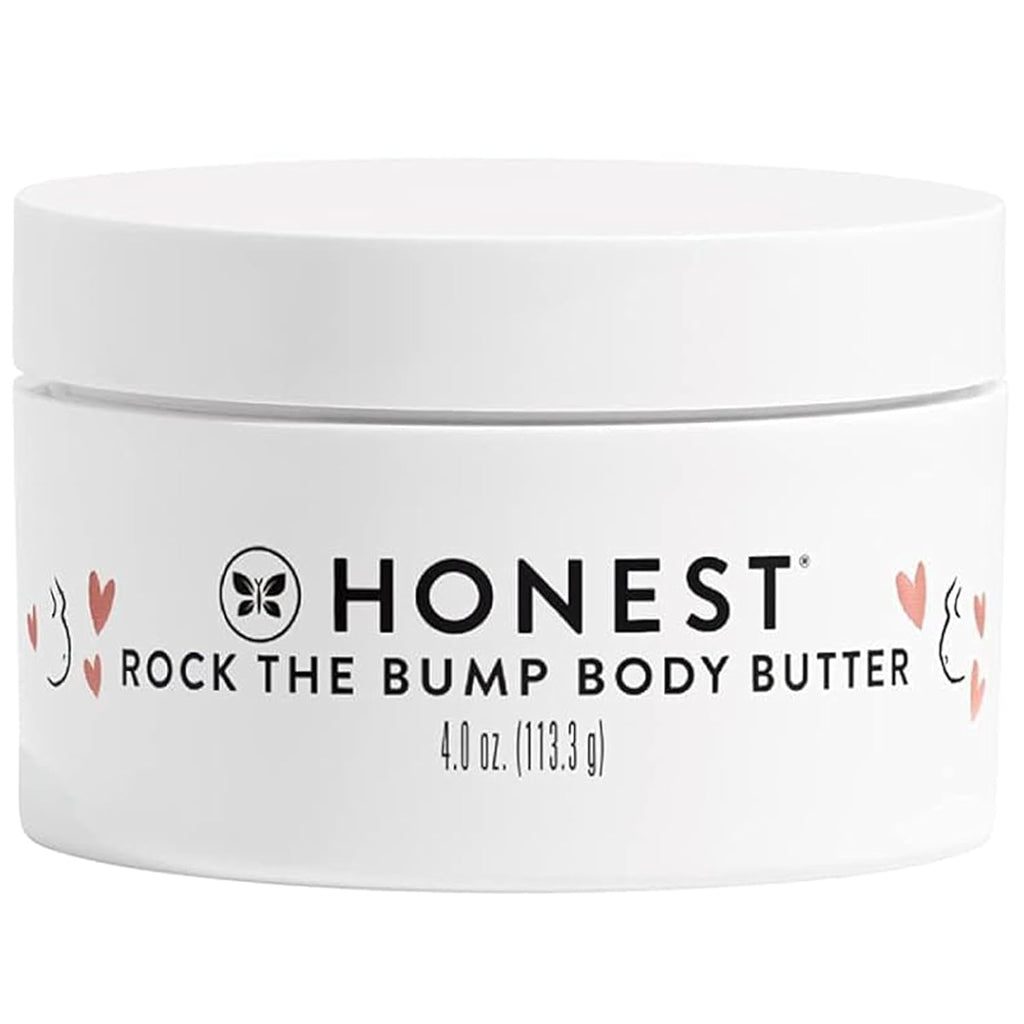 Mama Rock Bump Body Butter Moisturizing Stretch Mark Cream, Shea Avocado Oil, Vitamin E, Hypoallergenic and Dermatologist Tested, 4 Oz