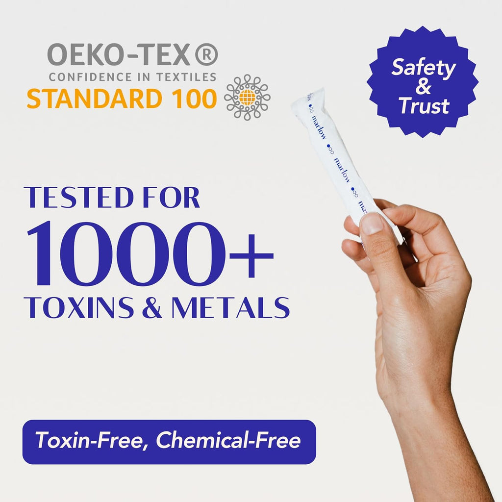 100% Organic Cotton Easy Glide Tampons with Compact Plant Based BPA Free Applicator, Chlorine Free, Toxin Free, Hypoallergenic, Dermatologically Tested, Fragrance Free, Super, 54 Count