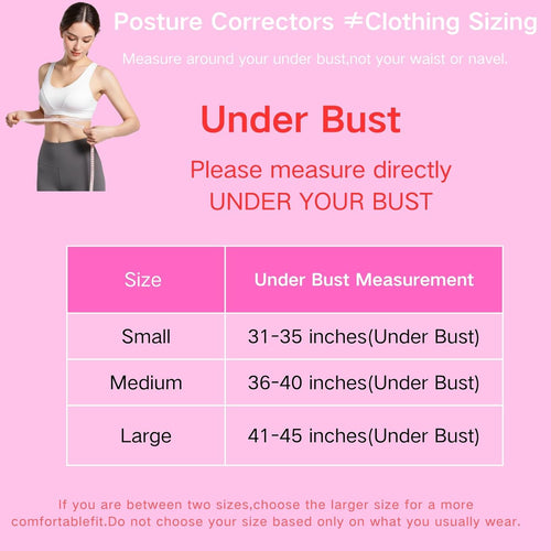 Back Brace Posture Corrector for Women - Adjustable Posture Brace for Women under Clothes - Back Brace for Posture Upper Back Support - Invisible Comfort for Office Daily Wear - Comfortable Hunchback Slouching for Neck Shoulder Back Straightener (Medium)