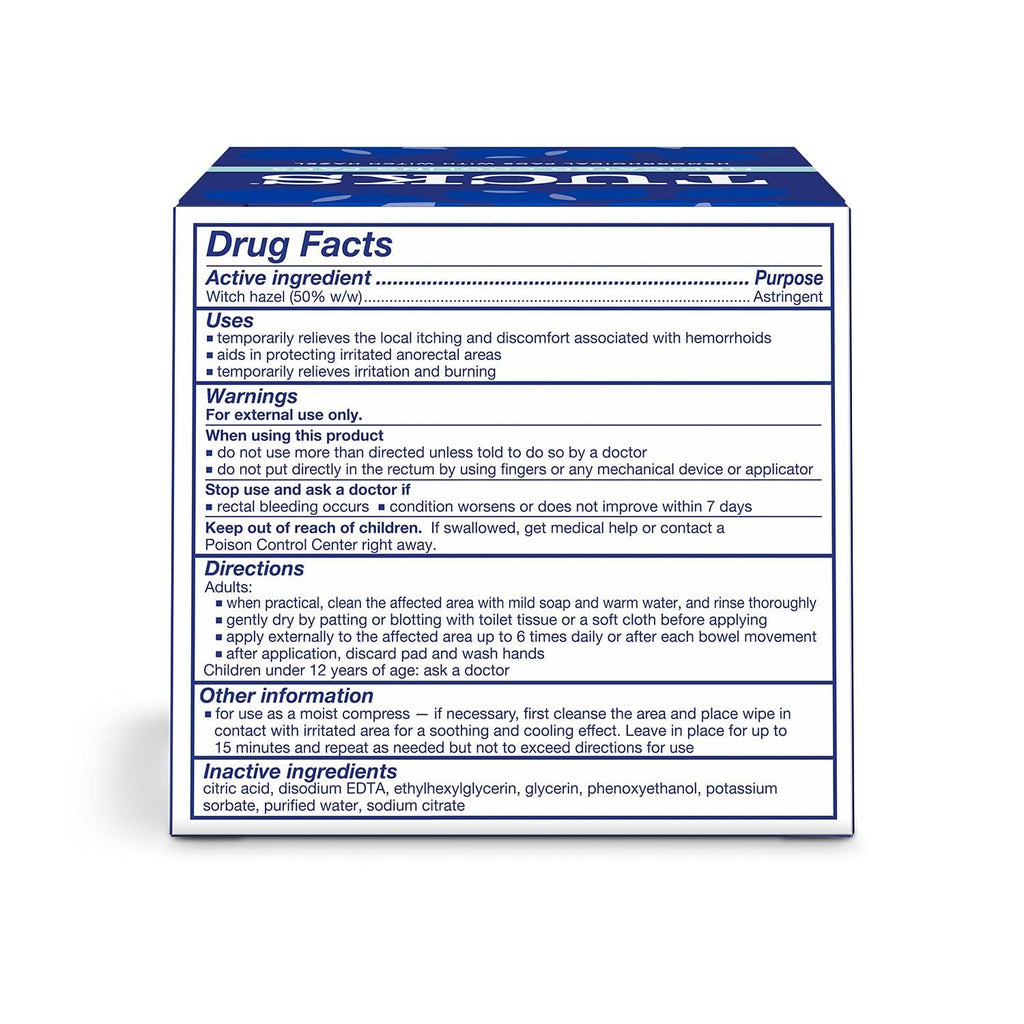 Medicated Cooling Pads, 100 Count – Hemorrhoid Pads with Witch Hazel, Cleanses Sensitive Areas, Protects from Irritation, Hemorrhoid Treatment, Medicated Pads Used by Hospitals